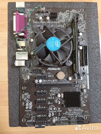 Asrock H81 socket 1150 комплект