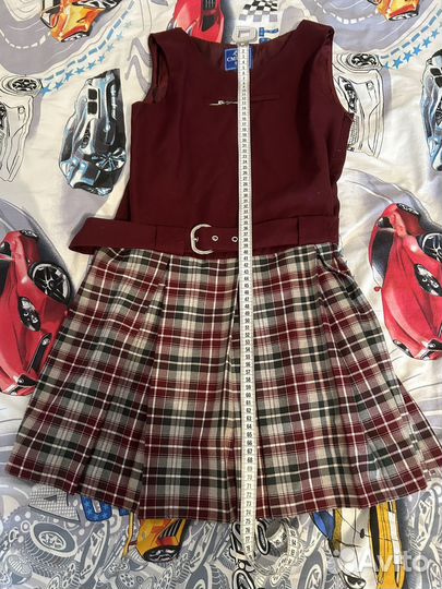 Форма школьная и кардиган для девочки 146-152