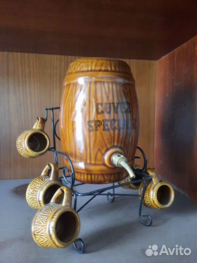 Сувенир винтаж СССР боченок с кружками