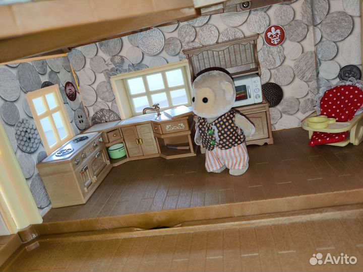Sylvanian Families большой дом со светом