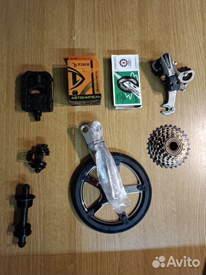 Для велосипеда коретка звезда пидаль