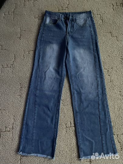 Джинсы синие