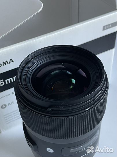 Sigma 35mm 1 4 art sony e