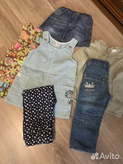 Вещи пакетом на девочку 92 р
