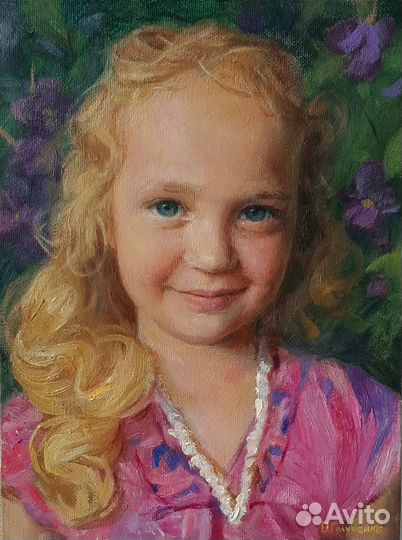 Портрет по фото на заказ, ручная работа