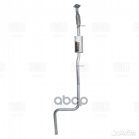 Резонатор Ford Fusion (02) 1.6i с гофрой (алюм