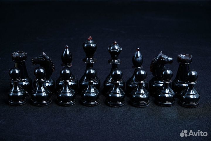 Янтарные шахматы. Фигуры из Янтаря. Янтарь. CF014