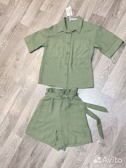 Рубашка+шорты новые р42(s) костюм
