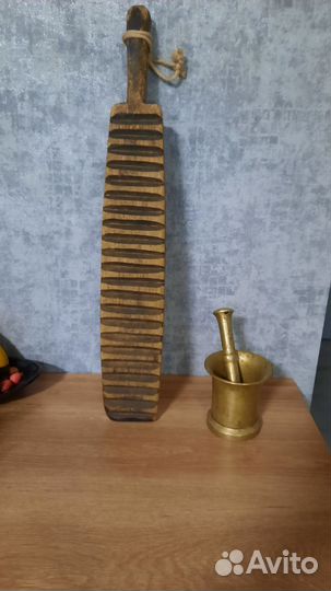 Ступка с пестиком бронза