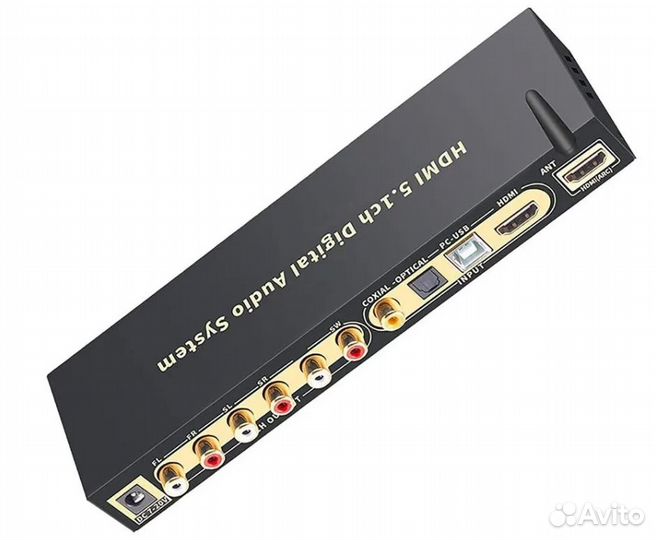 Decoder 5.1 с USB, Bluetooth 5.0, Toslink, ARC