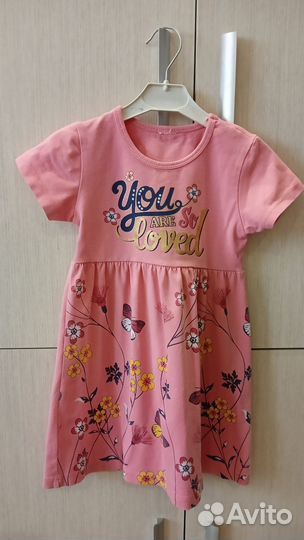 Платье для девочки 92