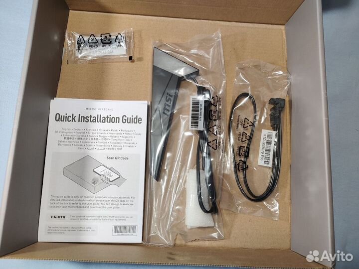 Мат. плата MSI B650M gaming plus wifi новая