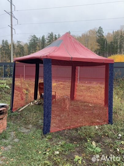 Шатер рыбалка отдых дача беседка