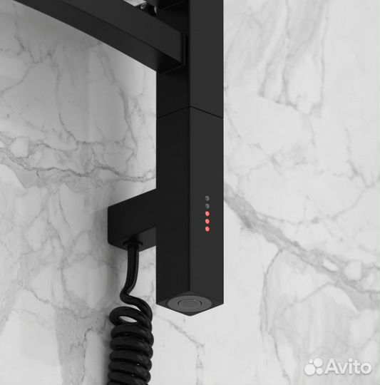 Сунержа Аркус 3.0 600х400 мэм правый Матовый чёрны