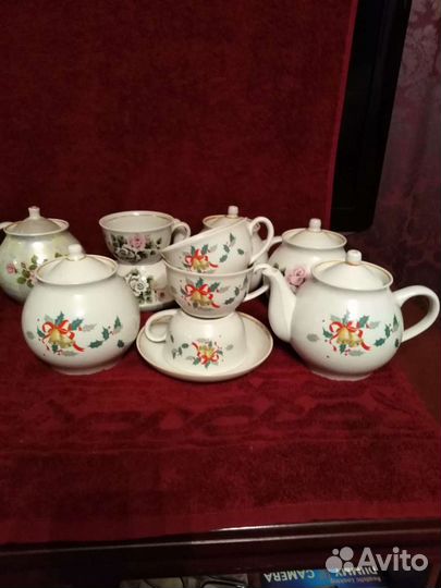 Сервиз чайный Песочное (новый)