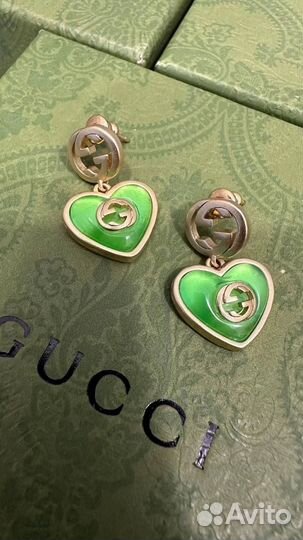 Серьги gucci