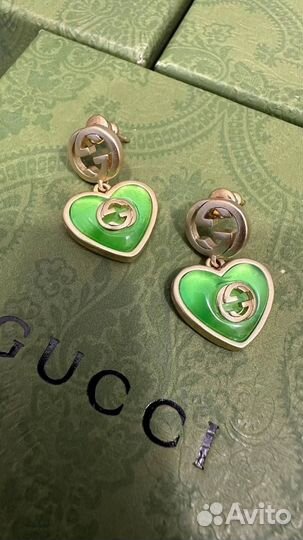 Серьги gucci