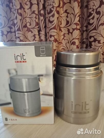 Термос для еды с широким горлом