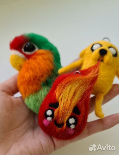 Валяная игрушка/брошь