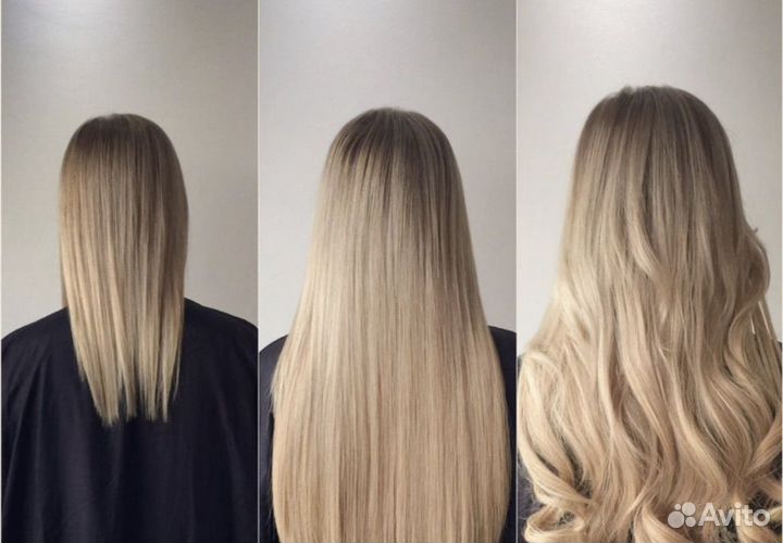 Наращивание волос модель