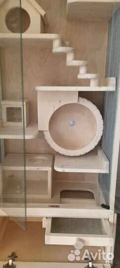 Витрина-Клетка для шиншилл, дегу, белок и тд