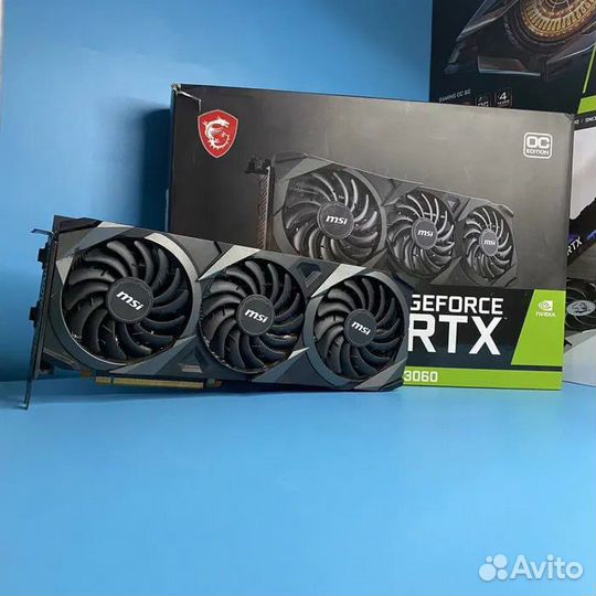 Видеокарта rtx 3060 12gb msi ventus 3x