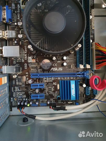 1155 материнка Asus и 2100