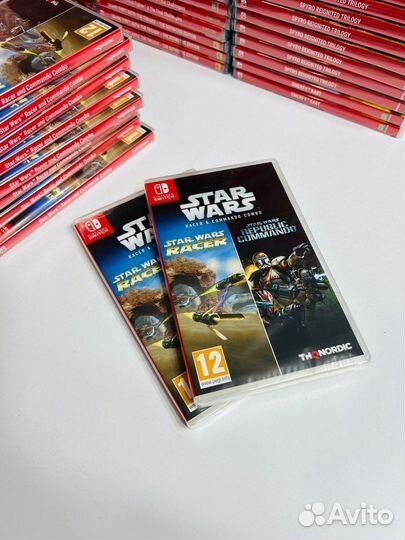 Nintendo Switch Star Wars Racer and Commando Combo
