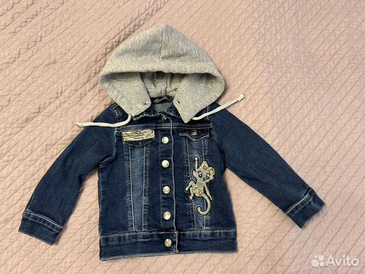 Джинсовка для девочки 74