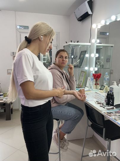 Обучение наращивание и ламинирование ресниц.Брови