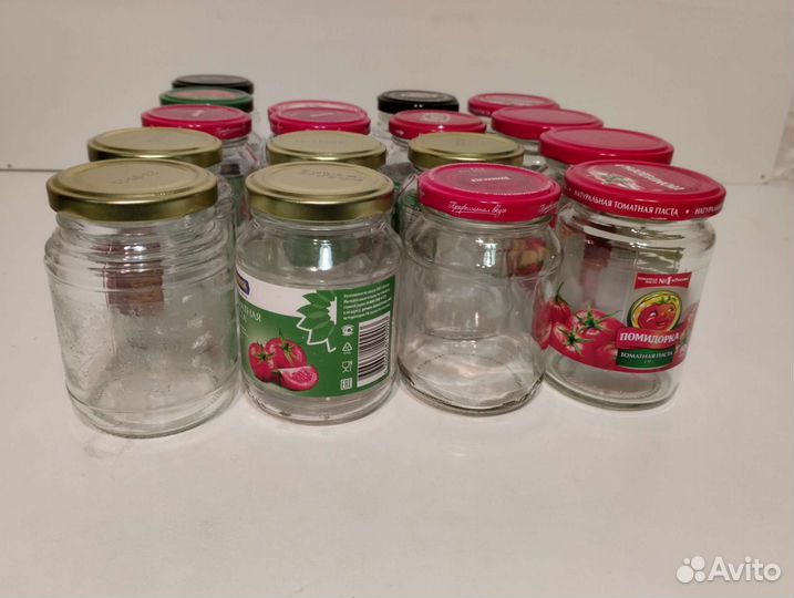 Банки, бутылки и пузырьки стеклянные 0,05 - 1,2 л