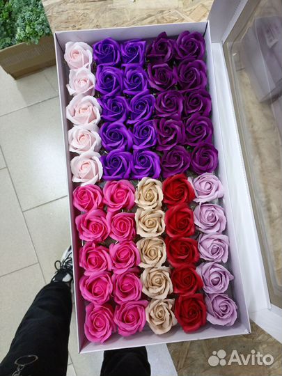 Мыльные розы, пенные цветы, Акриловые заготовки