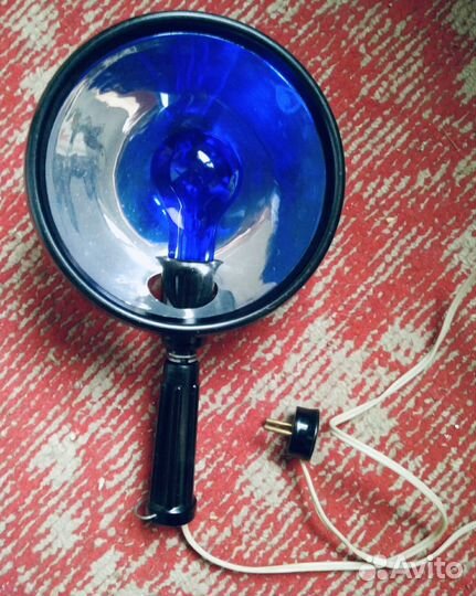 Медицинская синяя лампа Минина