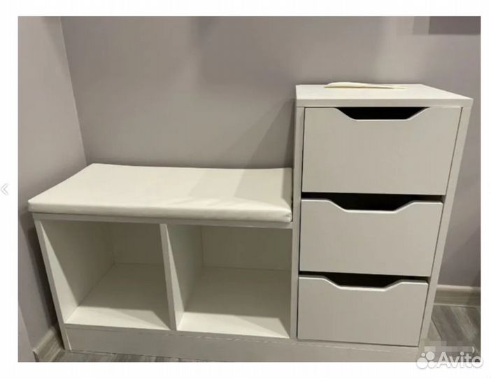 Обувница белая