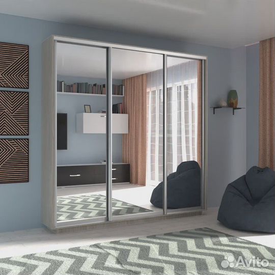 Шкаф-купе «Экспресс» 3-х дверный от производителя