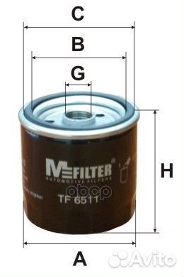 Фильтр масляный mfilter TF 6511 TF 6511 M-Filter