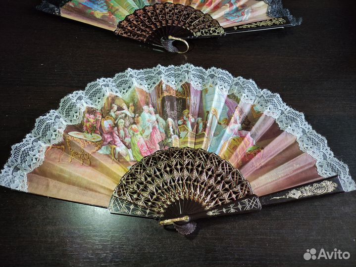 Веер винтаж Испания 60-70 гг