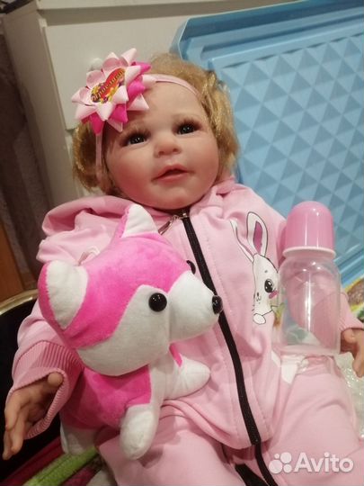 Кукла Реборн 55см(вены)