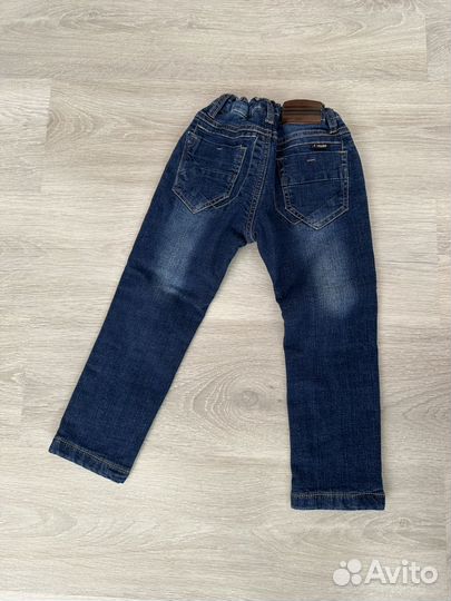 Джинсы на флисе 104