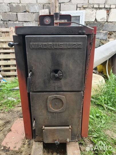Твердотопливный котел viadrus б/у