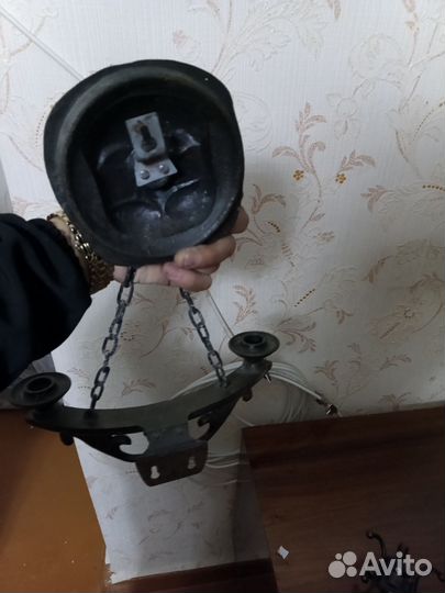 Бронзовый подсвечник антикварный