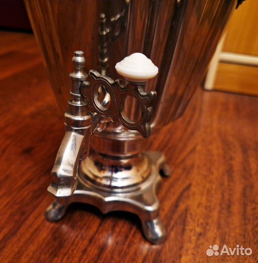 Самовар тульский Тюльпан 3л СССР 1971 цвет серебро