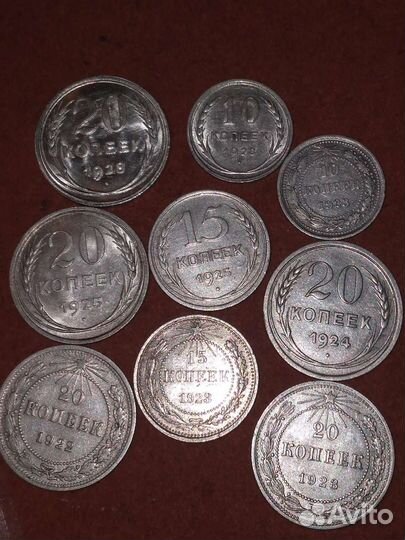 Коллекция серебрянных монет мира 1813-2010.(52шт)