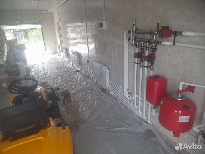 Установка газовых котлов, колонок