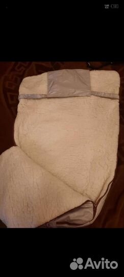 Меховой конверт в коляску