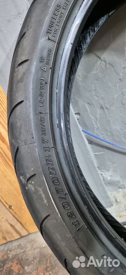 Моторезина Dunlop 120 70 R17, 160 60 R17