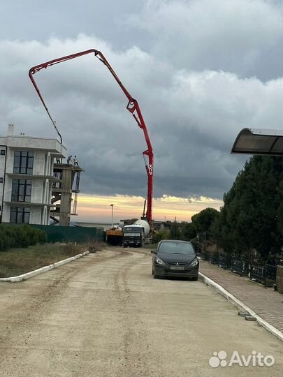 Услуги автобетононасоса