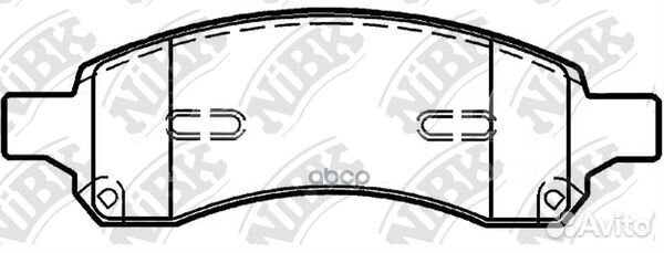 Колодки пер. chevrolet trail blazer 06 PN0517