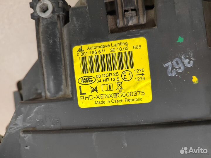 Фара левая ксенон Range Land Rover III 02-05