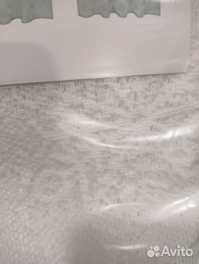 Тюль Икеа Розенмальва снежинки новая